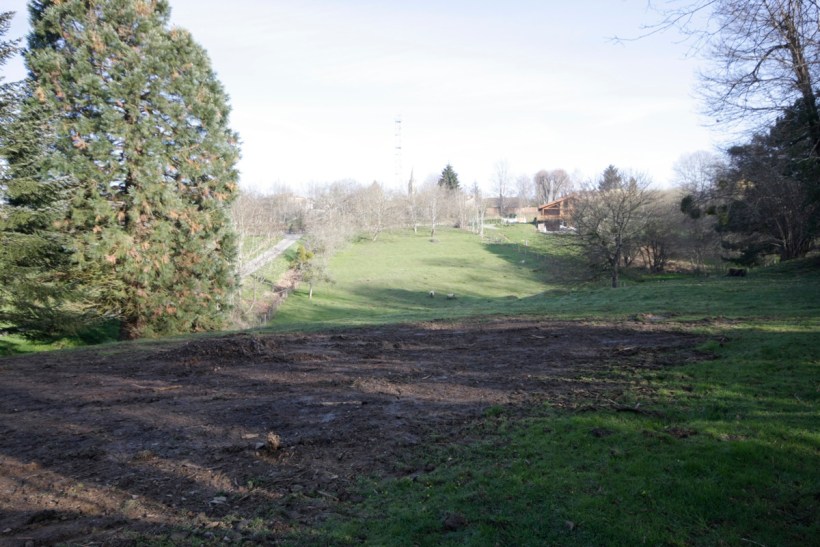 View from southern boundary looking north