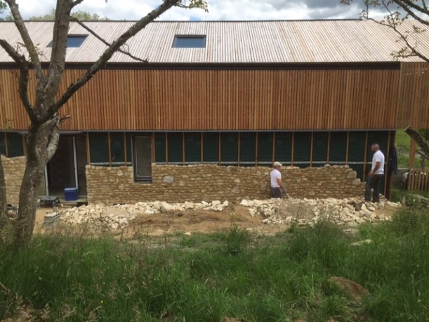 SLM building the wall cladding