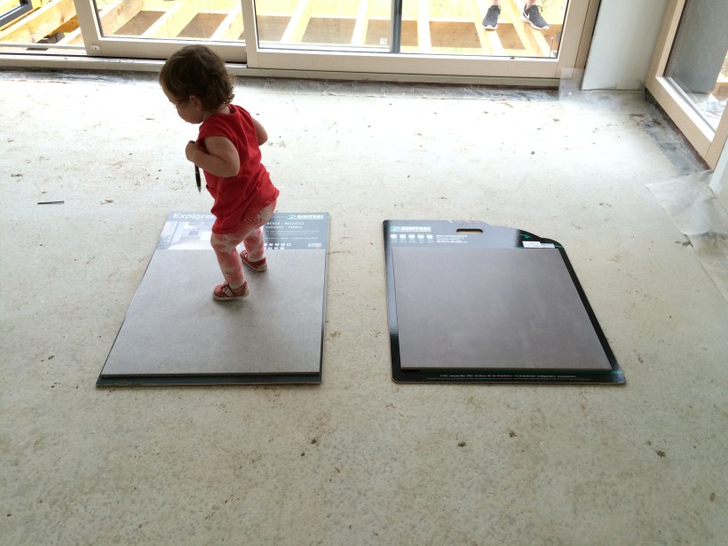 Choosing new floor tiles