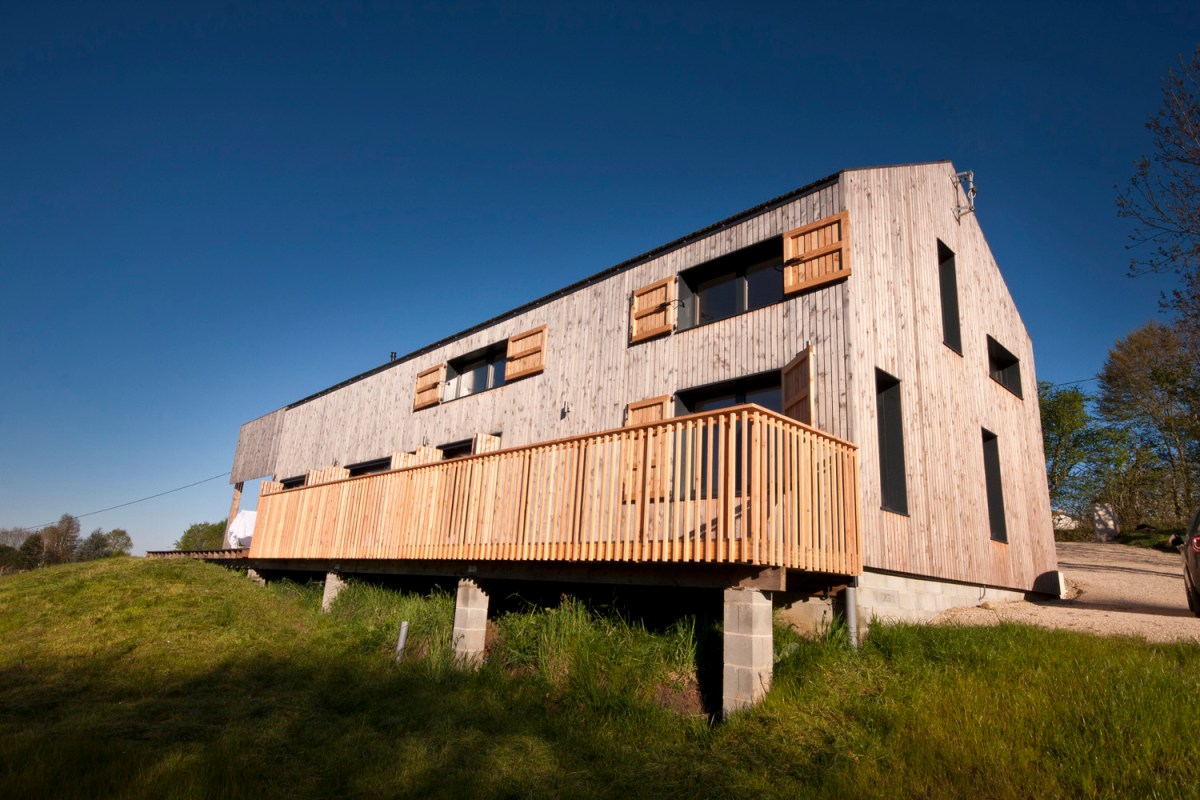 la maison bois, charente, montembouef, architect designed, timber